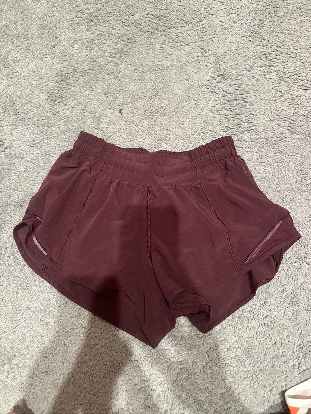 lululemon Women's Maroon Athletic Running Shorts